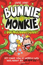 Gottmer Bunnie vs Monkie stripboek doemgenootschap 8+ graphic novel