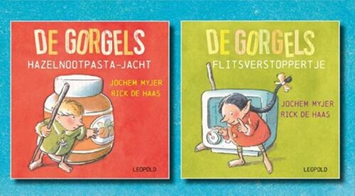 Leopold De Gorgels uitdeelboekjes kartonboekjes kinderfeestje