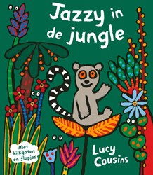 Leopold kartonboek Jazzy jungle flapjesboek voor peuters 2+