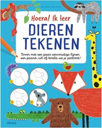 Deltas dieren tekenen boek voor kinderen - leer stap voor stap tekenen