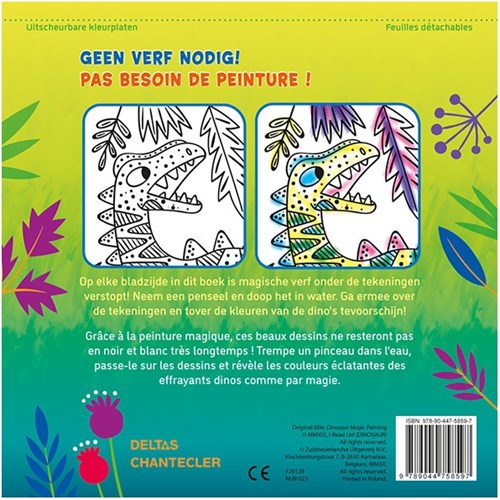 Deltas dino schilderboek magic color schilderen met water dino's-2