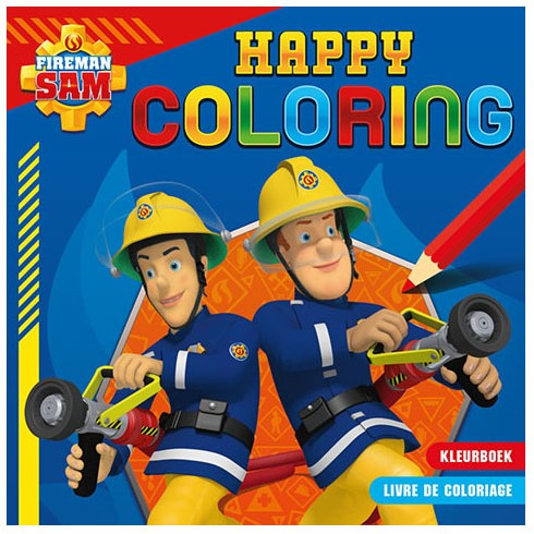 Deltas Brandweerman Sam Happy Coloring