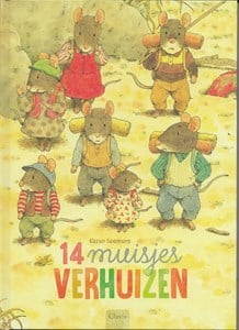 Kinderboeken Clavis Prentenboek 14 Muisjes Verhuizen 4 kinderboeken kopen in de aanbieding