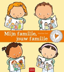 Clavis kinderboek familie interactief leren diversiteit 3+ kleurrijk
