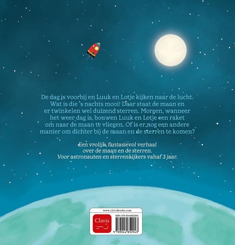 Clavis kinderboek maan en sterren prentenboek voor peuters 3+-2