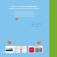 Clavis geluidenboek boerderij interactief boekje voor peuters 1+-2