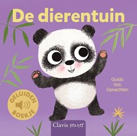Clavis geluidenboekje dierentuin - interactief babyboek karton