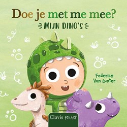 Clavis kartonboek dinosaurussen interactief peuterboek 1+ jaar