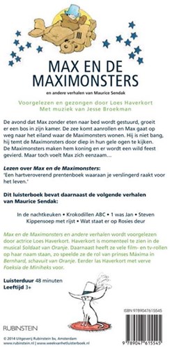 Rubinstein luisterboek Max en de Maximonsters 1 cd luisterverhaal-2