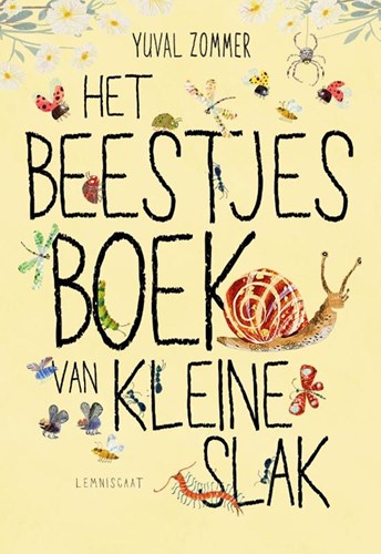Lemniscaat kartonboek beestjes Kleine Slak kleurrijk prentenboek