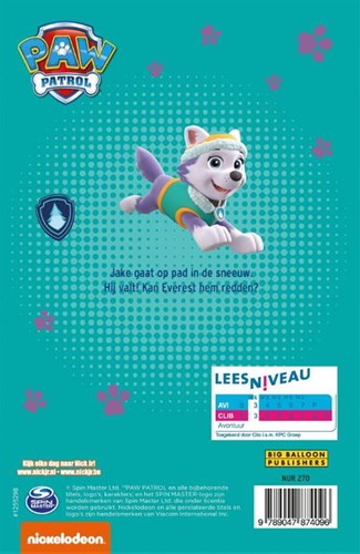 Big Balloon AVI PAW Patrol, Everest redt de dag 5+-2