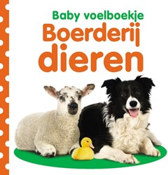 Veltman baby voelboekje boerderijdieren kartonboekje interactief
