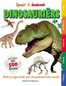 Kinderboek Speel- en doeboek dinosauriers (pb). 6+
