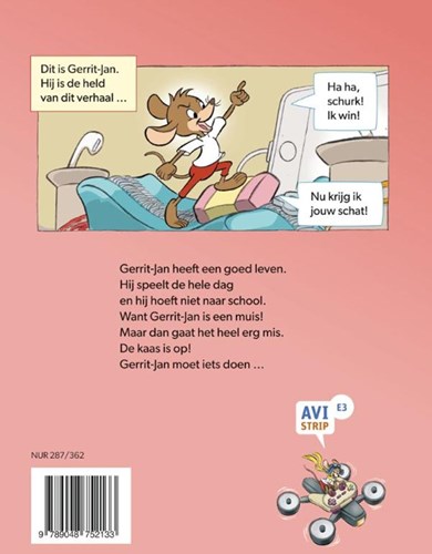 NL - Zwijsen kinderboek De kaas is op AVI strip 6+ leesplezier-2