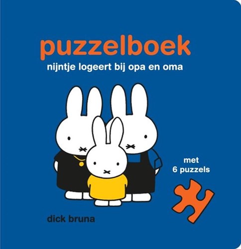 Nijntje puzzelboek logeren bij opa en oma - kartonboek 1+ jaar