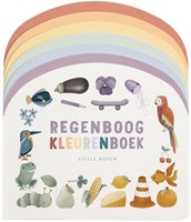 Mercis Little Dutch Regenboog kleurenboek 1+