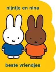 Mercis kartonboekje vriendschap Miffy en Nina - peuterboek 1+