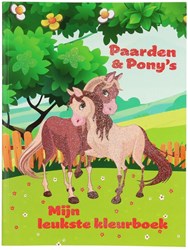 Mondikaarten kleurboek paarden en pony's creatief kleurplezier kinderen
