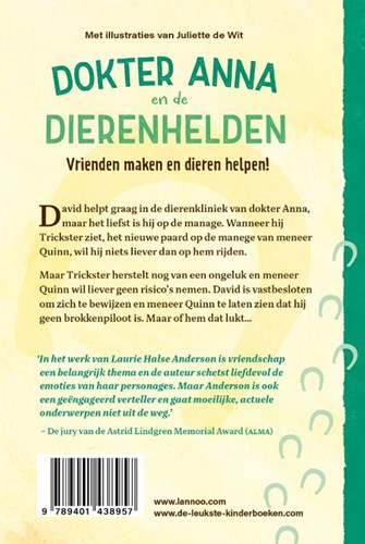 Boek Dokter Anna en de dierenhelden - Paarden in gevaar kinderboek paarden-2