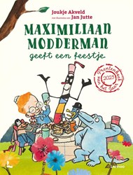 Terra Lannoo prentenboek Maximiliaan Modderman geeft een feestje boek