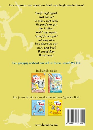 Agent en Boef kinderboek gekte onder de grond leesplezier 4+-2