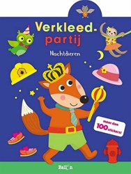 Ballon stickerboek nachtdieren verkleedpartij voor kinderen 3+ jaar