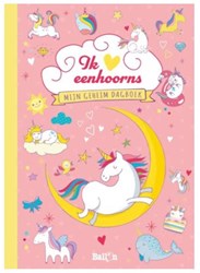 Ballon dagboek - eenhoorns geheim dagboek voor kinderen 7+ met slot