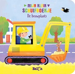 Ballon interactief schuifboekje bouwplaats kartonboek peuters