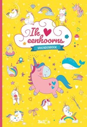 Ballon vriendenboek eenhoorns voor kinderen vanaf 4 jaar cadeau