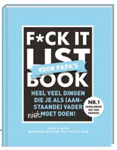 Image Books F*ck it list boek voor papa's - grappig cadeau vaderschap