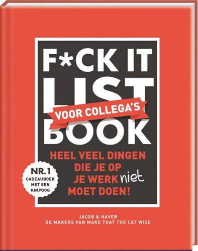Image Books cadeau boek Fuck-it list voor collega's kantoor plezier
