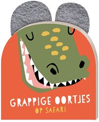 Image Books kinderboek safari dieren met grappige oortjes kartonboek