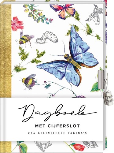 Imagebooks Dagboek met slot, voor volwassenen - Botanical