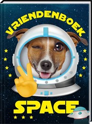 Image Books vriendenboek Space Dog voor kinderen - kleurrijk en creatief