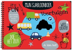 Image Books sjabloonboek voertuigen - creatief knutselboek voor kinderen