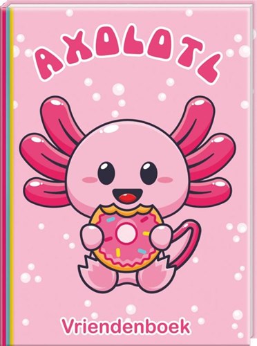Image Books vriendenboek Axolotl hardcover 80 pagina's voor kinderen