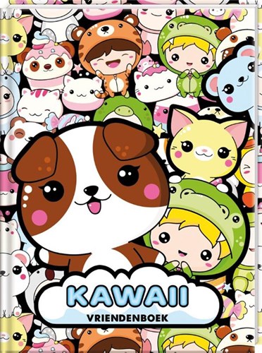 Image Books vriendenboek kawaii - vrolijk invulboek voor kinderen