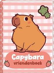 Image Books vriendenboek capybara dieren hardcover roze wit