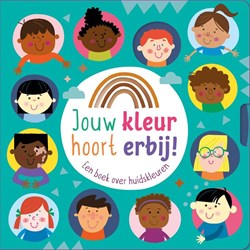 Witte Leeuw Jouw kleur hoort erbij. Kartonboek. Een boek over huidskleuren. 3+