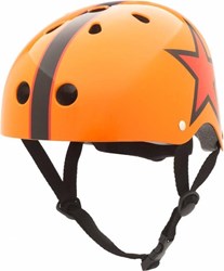 Coconuts kinderhelm fietshelm oranje ster medium voor 6-10 jaar