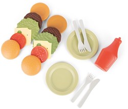 Dantoy BIOplastic hamburgerset duurzaam speelgoed 19-delig
