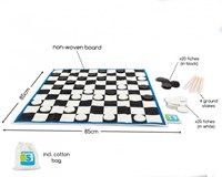 BS Toys XL Dammen Hout - Groot Denkspel voor Kinderen-2