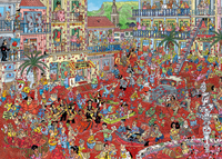 Jumbo Puzzel Jan van Haasteren La Tomatina - 1000 stukjes-2