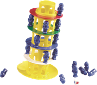 Jumbo Toren van Pisa reisspel - compact actiespel voor kinderen-2
