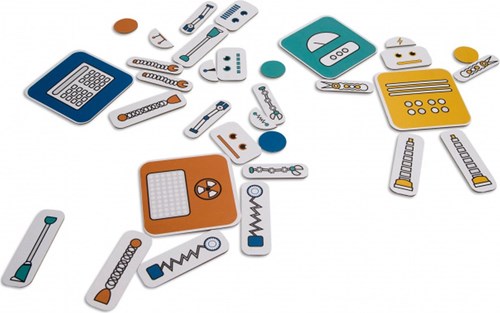 BS Toys Robotvrienden educatief spel - kleurrijke robots bouwen-2
