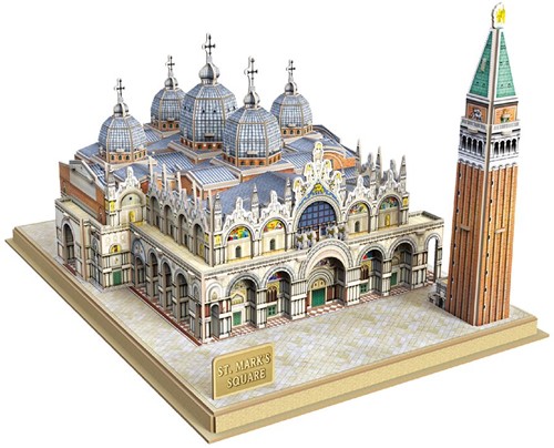 Cubiq Fun 3D Puzzel - St. Mark's Square (107)-3