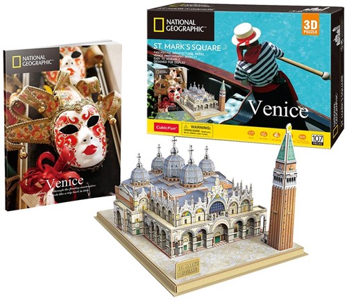 Cubiq Fun 3D Puzzel - St. Mark's Square (107)-2
