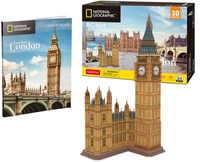 Cubic Fun 3D puzzel Big Ben - educatief speelgoed Londen-2