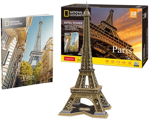 Cubiq Fun 3D Puzzel - Eiffel Tower (80)-2