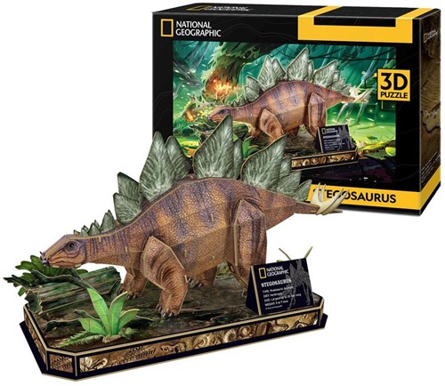 Cubiq Fun 3D Puzzel - Stegosaurus (62)-2